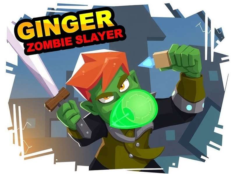 Ginger Zombie Slayer Main Game Artwork Ginger Zombie Slayer Game Cover Art